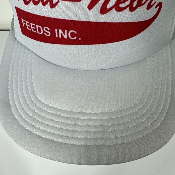 ASI Mid-Nebr Feeds Inc. Adjustable Snapback Mesh Back Foam Trucker Hat Cap Mens - Picture 6 of 13